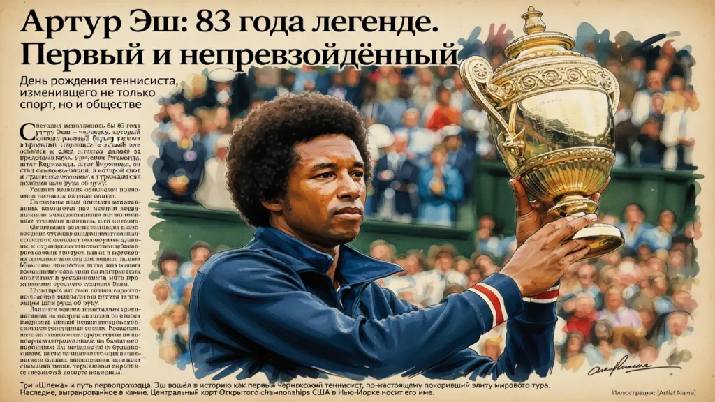 Артур Эш: 83 года легенде. Первый и непревзойдённый